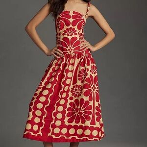FARM Rio Palermo Midi Dress XS